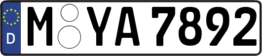 M-YA7892