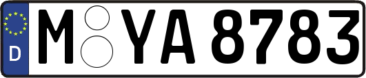 M-YA8783