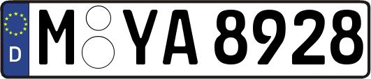 M-YA8928