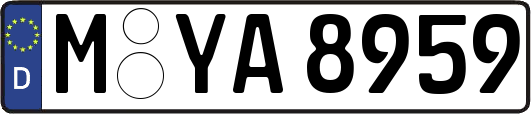 M-YA8959