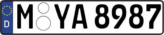 M-YA8987