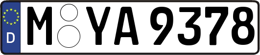 M-YA9378
