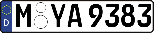 M-YA9383