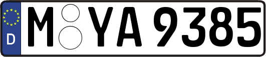 M-YA9385