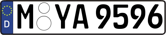 M-YA9596