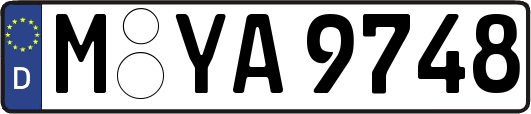 M-YA9748