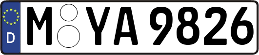 M-YA9826