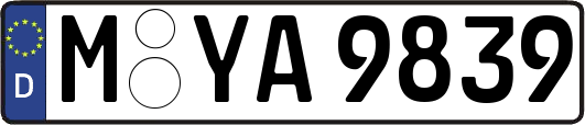 M-YA9839