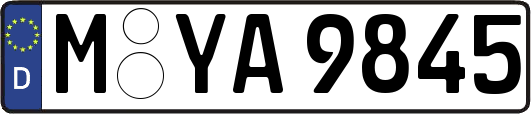 M-YA9845