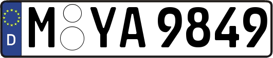 M-YA9849