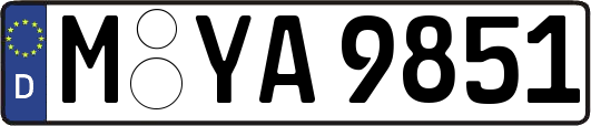 M-YA9851