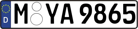M-YA9865