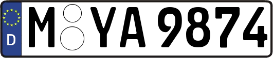 M-YA9874