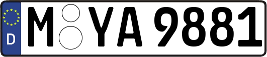 M-YA9881