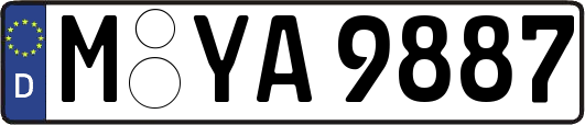 M-YA9887