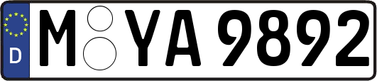 M-YA9892