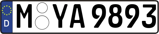 M-YA9893
