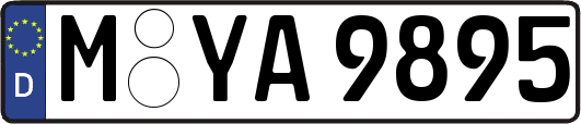 M-YA9895