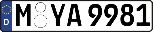 M-YA9981
