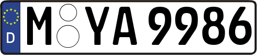 M-YA9986