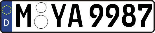 M-YA9987