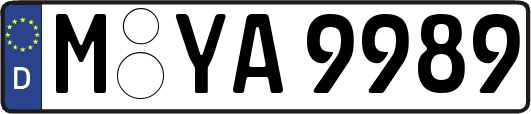 M-YA9989