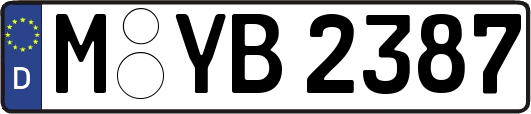 M-YB2387