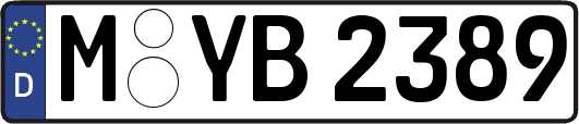 M-YB2389