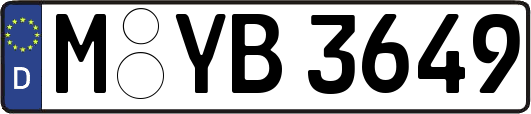 M-YB3649
