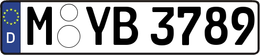M-YB3789
