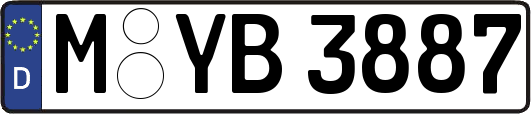 M-YB3887