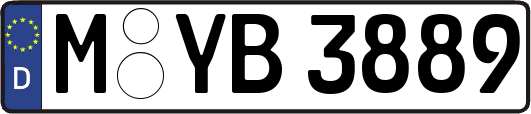 M-YB3889