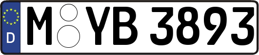 M-YB3893