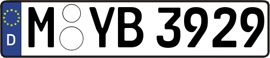 M-YB3929