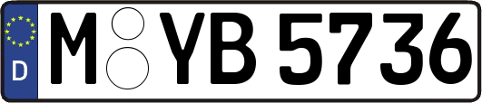 M-YB5736