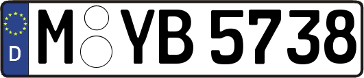 M-YB5738