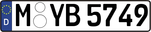 M-YB5749