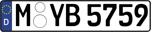 M-YB5759