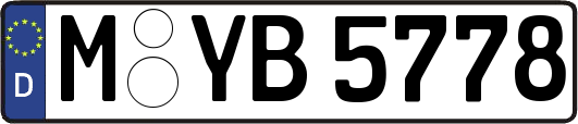 M-YB5778