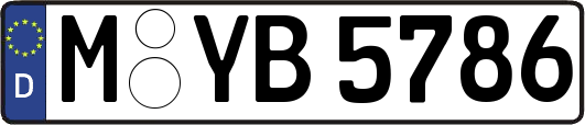 M-YB5786