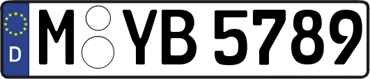 M-YB5789