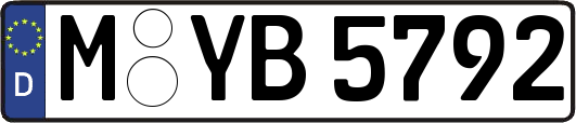 M-YB5792