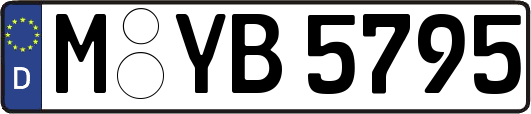 M-YB5795