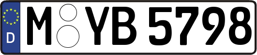 M-YB5798