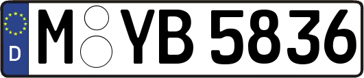 M-YB5836