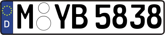 M-YB5838