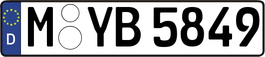 M-YB5849