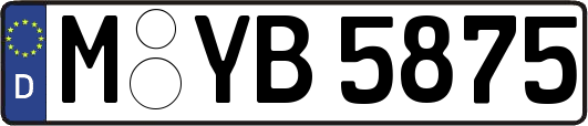 M-YB5875