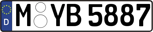 M-YB5887