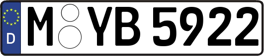 M-YB5922